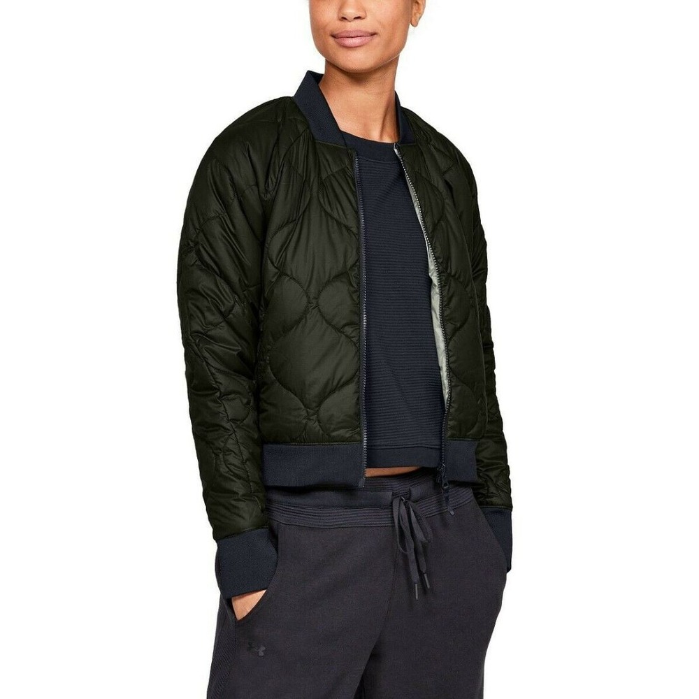 Under Armour ColdGear Reactor Women Reversible Jacket Green XL 1323043 357